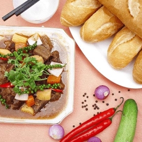 Bê nấu tiêu xanh