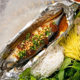 Cá ba sa nướng giấy bạc