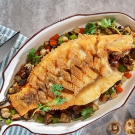 cá diêu hồng sốt 