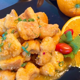 Cá diêu hồng sốt cam