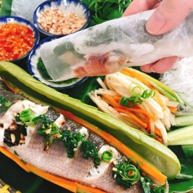 Cá lóc hấp bầu