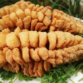 Cá lóc lăn bột sốt