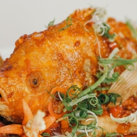 Cá mú sốt xí muội