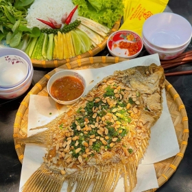 Cá tai tượng chiên xù