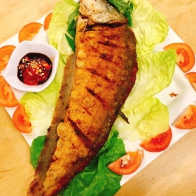 Cá thác lác chiên giòn