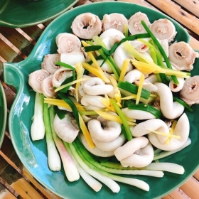 Dồi trường hấp 