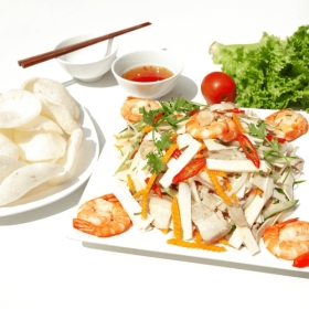 Gỏi củ dừa tôm thịt