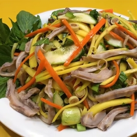 Gỏi lưỡi heo + bao tử 