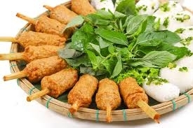 Khai vị 2 món : Cá thác lác + chạo tôm