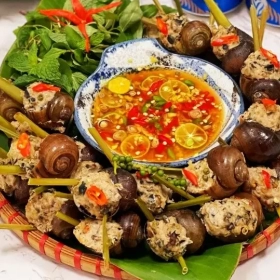 Ốc bưu nhồi thịt