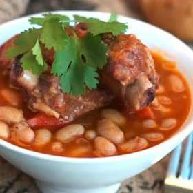 Sườn heo nấu đậu