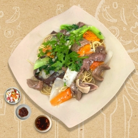 Tim cật xào thập cẩm 