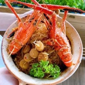 Tôm càng tiềm thố