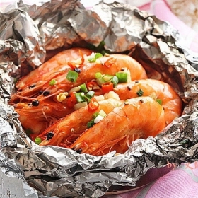 Tôm nướng giấy bạc